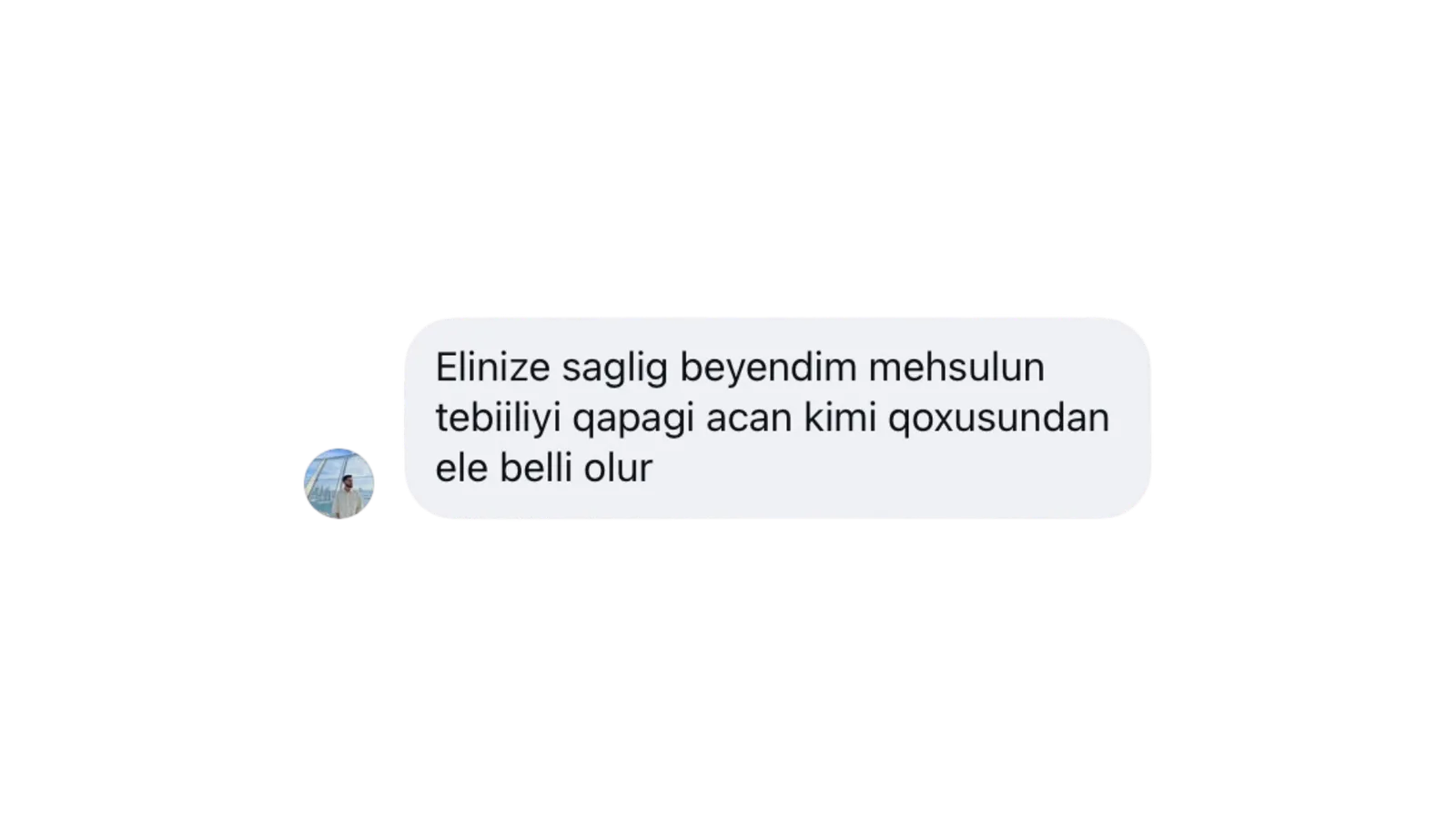 Müştəri rəyi 3